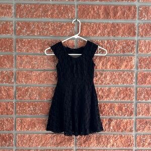 Holiday Editions black floral dress